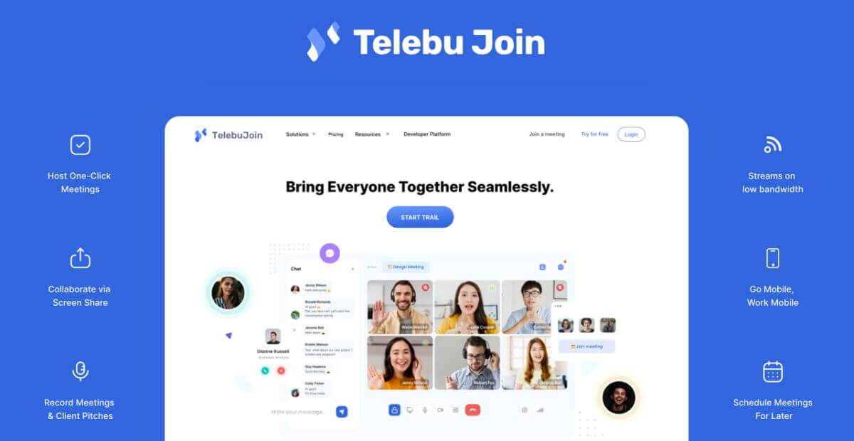 TelebuJoin - video conferencing for remote work
