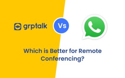 Grptalk vs WhatsApp: Which is Better for Remote Conferencing?