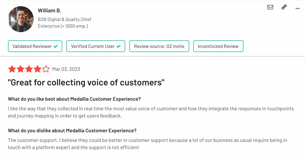 10 Best Customer Experience Solutions for Your Business | Medallia customer review