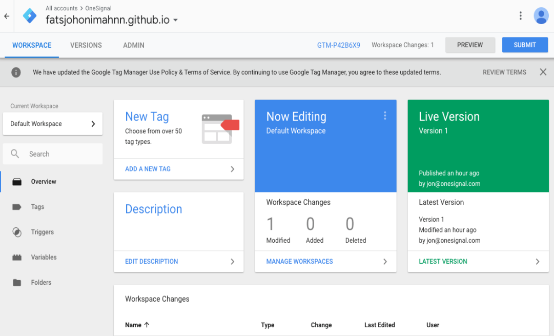 Using Google Tag Manager (GTM)