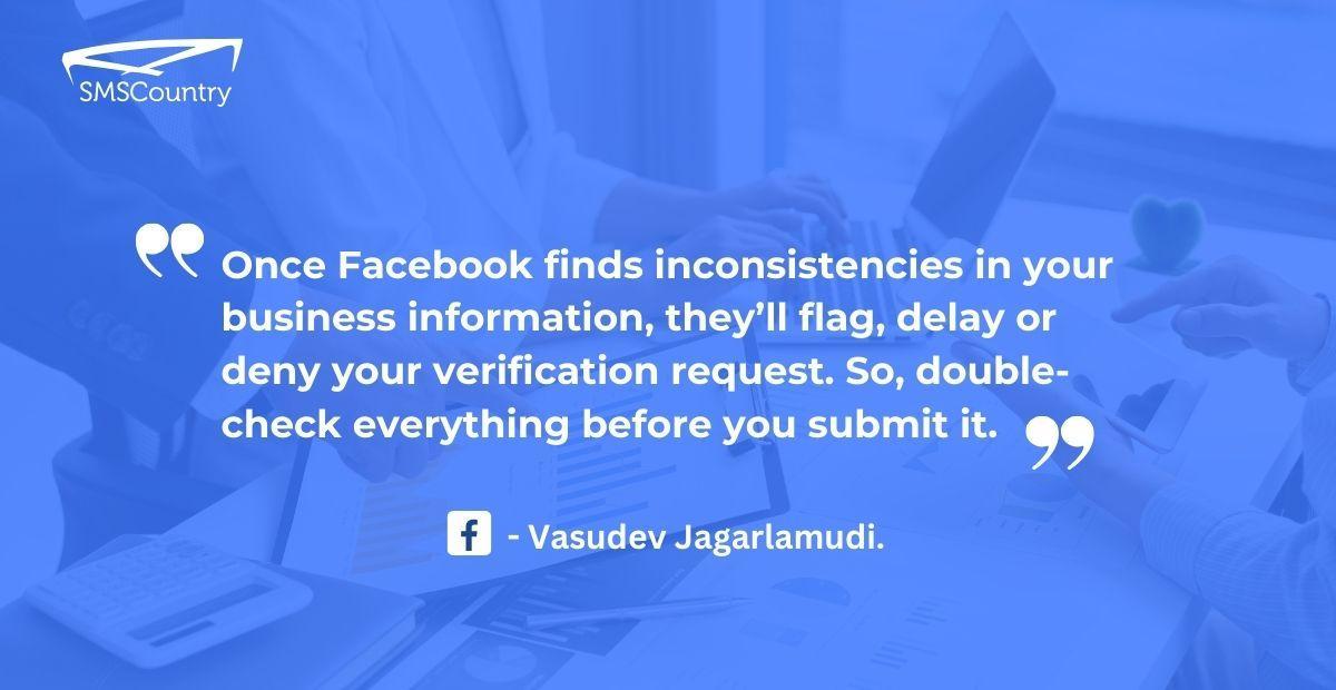 Top 9 Reasons for Facebook Business Verification Failure || #3: Inconsistent or incomplete business information