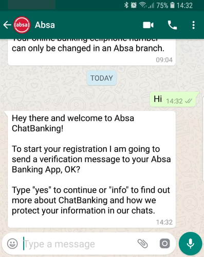 How to Use WhatsApp For Your Finance Business | Absa Bank, South Africa created ChatBanking for hassle-free banking on WhatsApp